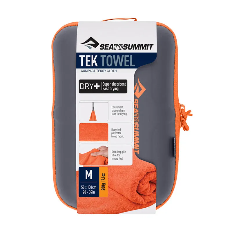 Sea To Summit Tek Towel Medium - Outback Orange-4